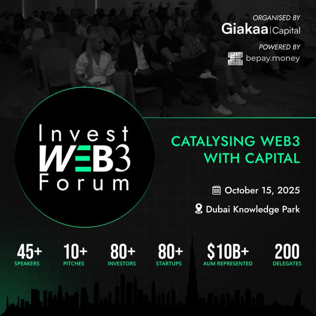 Invest Web3 Forum 2025, Dubai
